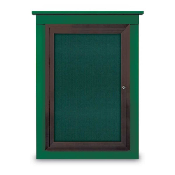 United Visual Products Sliding Glass Enclosed Letterboard, 96"x3, UV9013ACS-BLACK-BURGUN UV9013ACS-BLACK-BURGUN - main